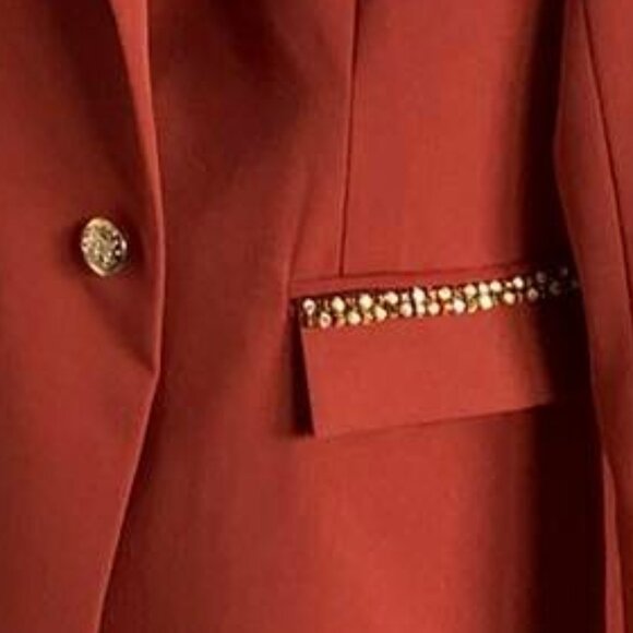 Elegant Jacket, Handmade applications, Made in Europe, Size - 8P - Picture 3 of 4